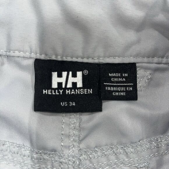 Helly Hansen Long Cargo Shorts Men's Size 34 Gray 26" Length - Picture 7 of 7